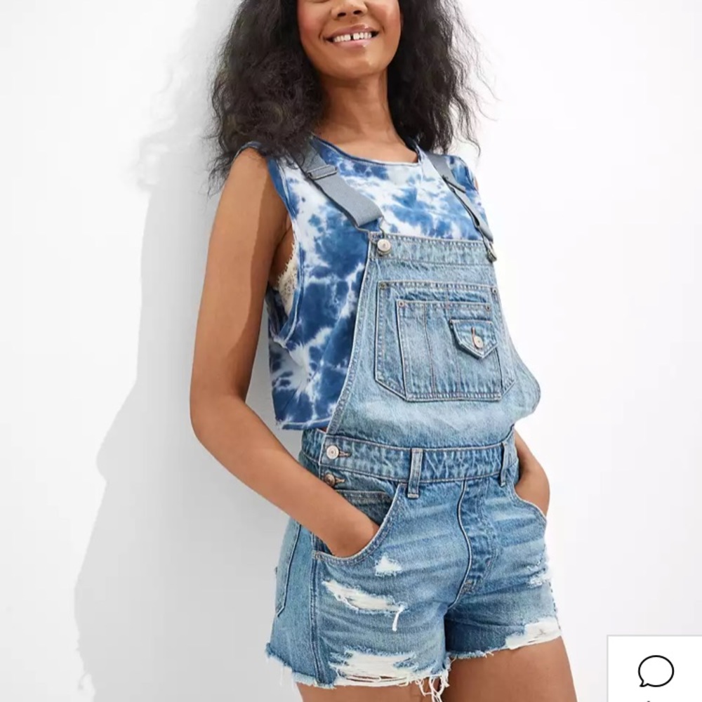 American Eagle Overall Shorts